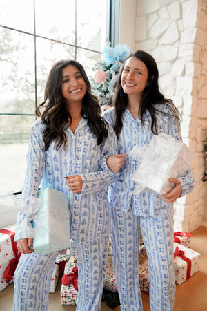 Blue Christmas - Long Pajama Set KenzKustomz