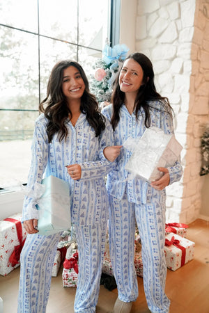 Blue Christmas - Long Pajama Set KenzKustomz