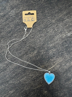 Blue Gummy Necklace | Cute Whimsical Jewelry Gift by Mushroom Lady Co, handmade jewelry main product photo
