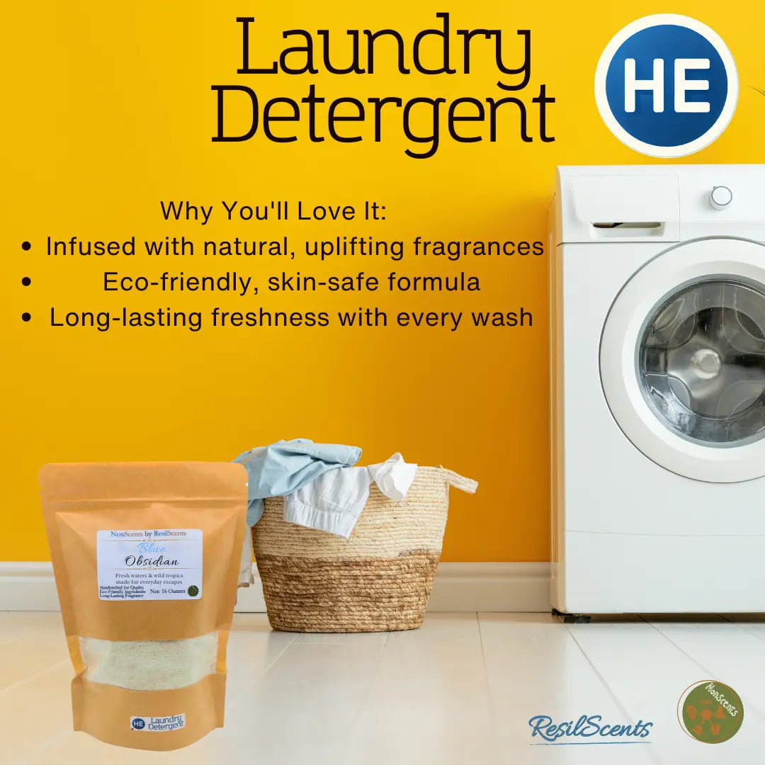 🔵 Blue Obsidian™ Laundry Detergent | Coastal Clean – ResilScents™ ResilScents