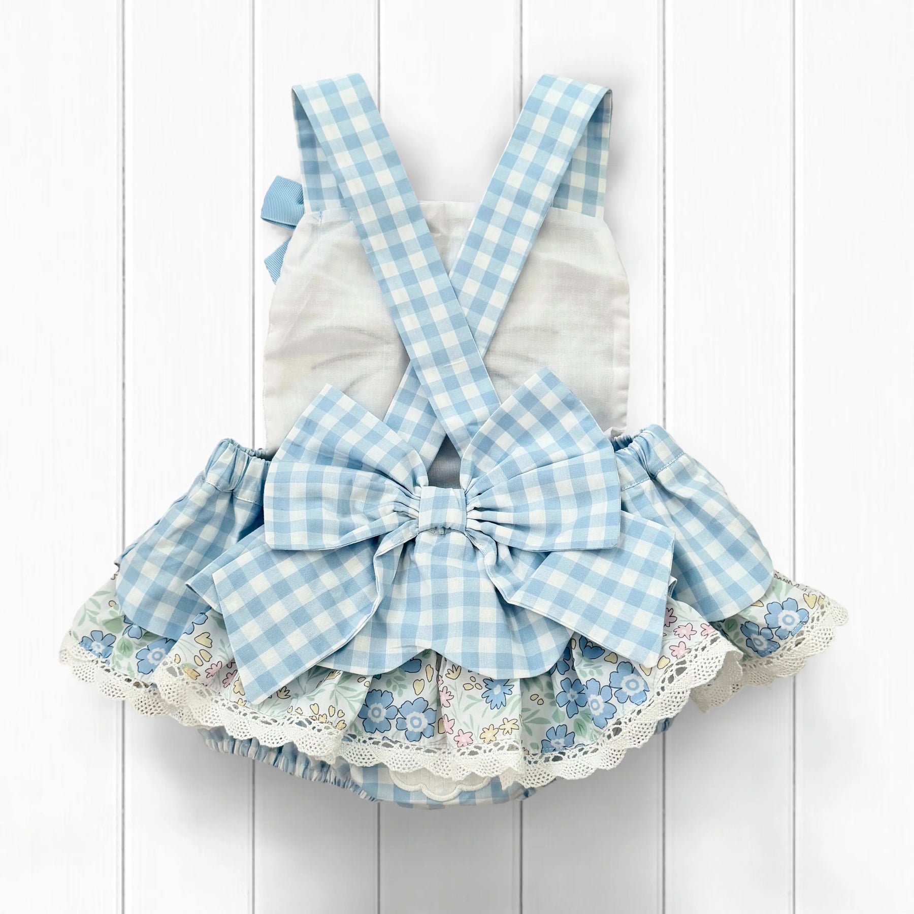 Blue Skirted Bunny Bubble Seven Lantern Lane