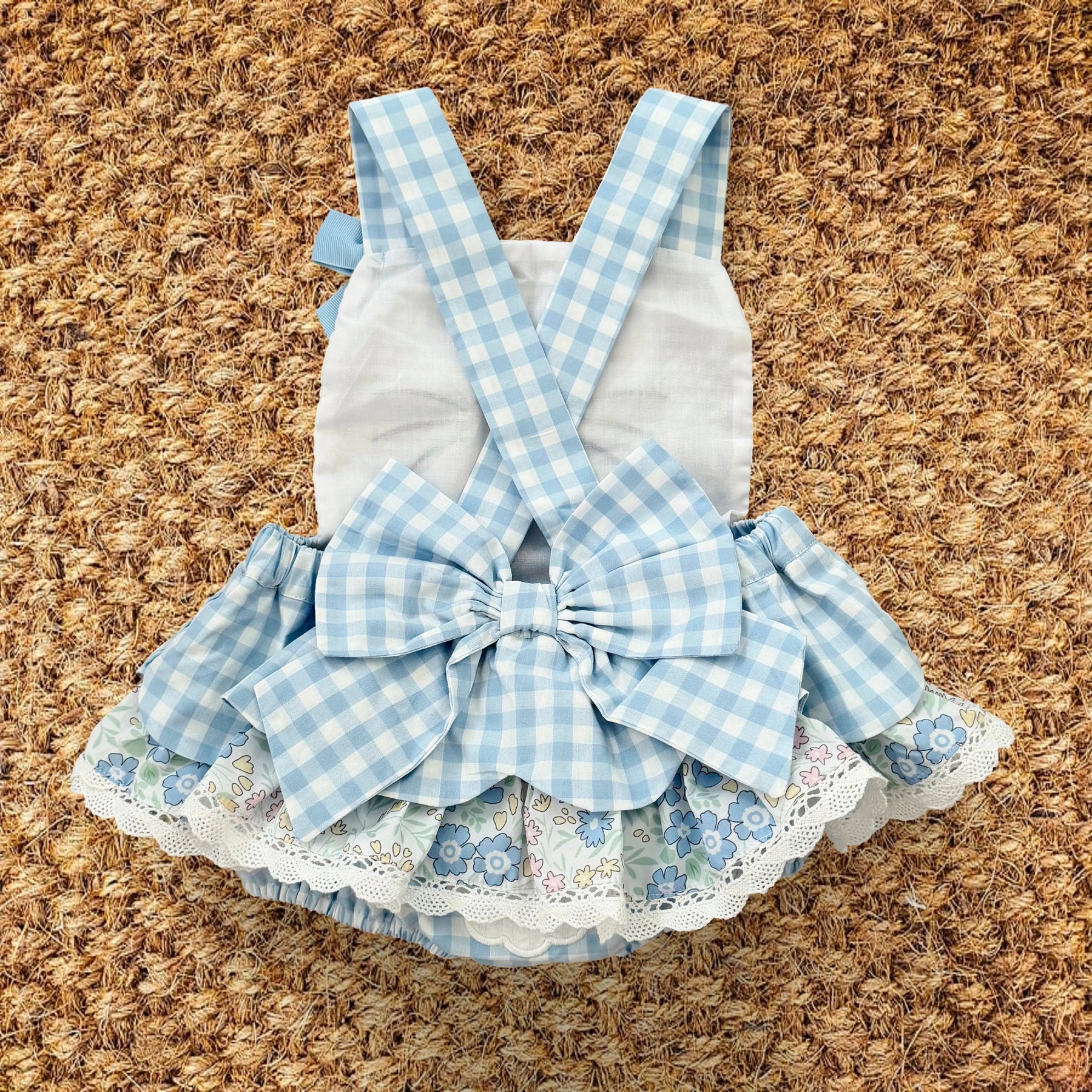 Blue Skirted Bunny Bubble Seven Lantern Lane
