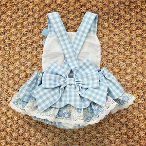 Blue Skirted Bunny Bubble Seven Lantern Lane