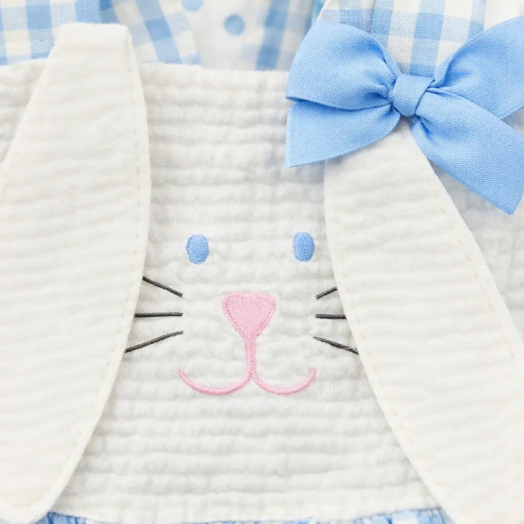 Blue Skirted Bunny Bubble Seven Lantern Lane