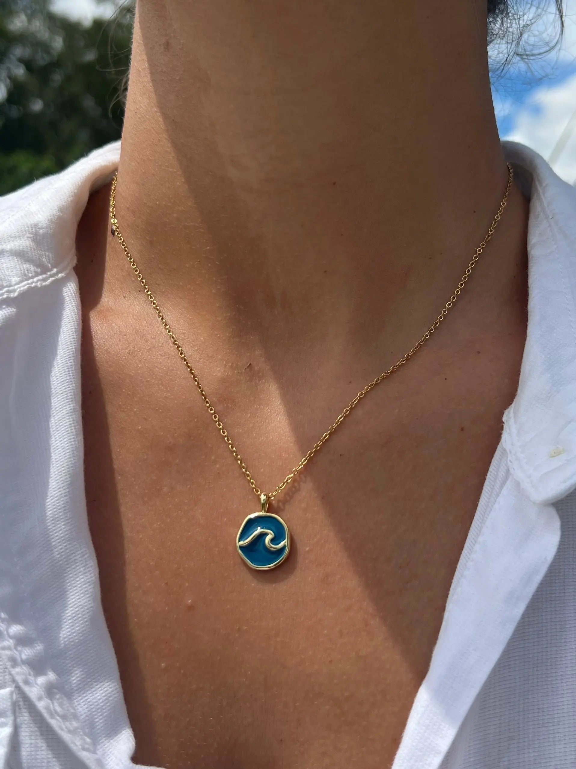 Blue Wave Necklace HALT