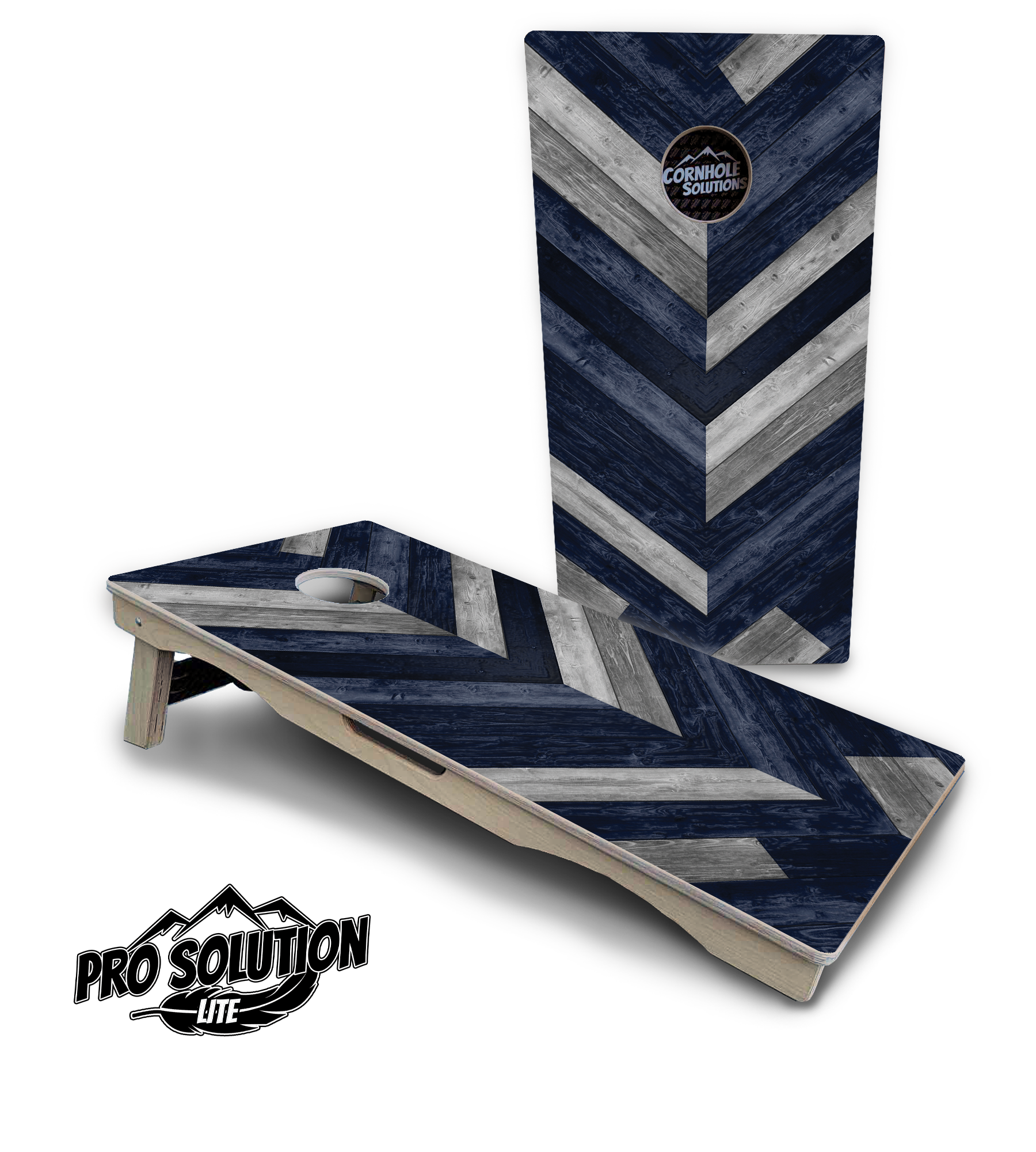 Herringbone Cornhole Boards - Pro Solution Lite Series Cornhole Solutions