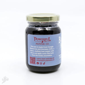 Blueberry Manzano Chili Jam by Powerful Pepper Company, Southern food gift detail photo 3