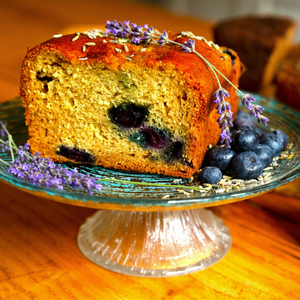 Blueberry & Lavender Bud Cake - Gluten Free