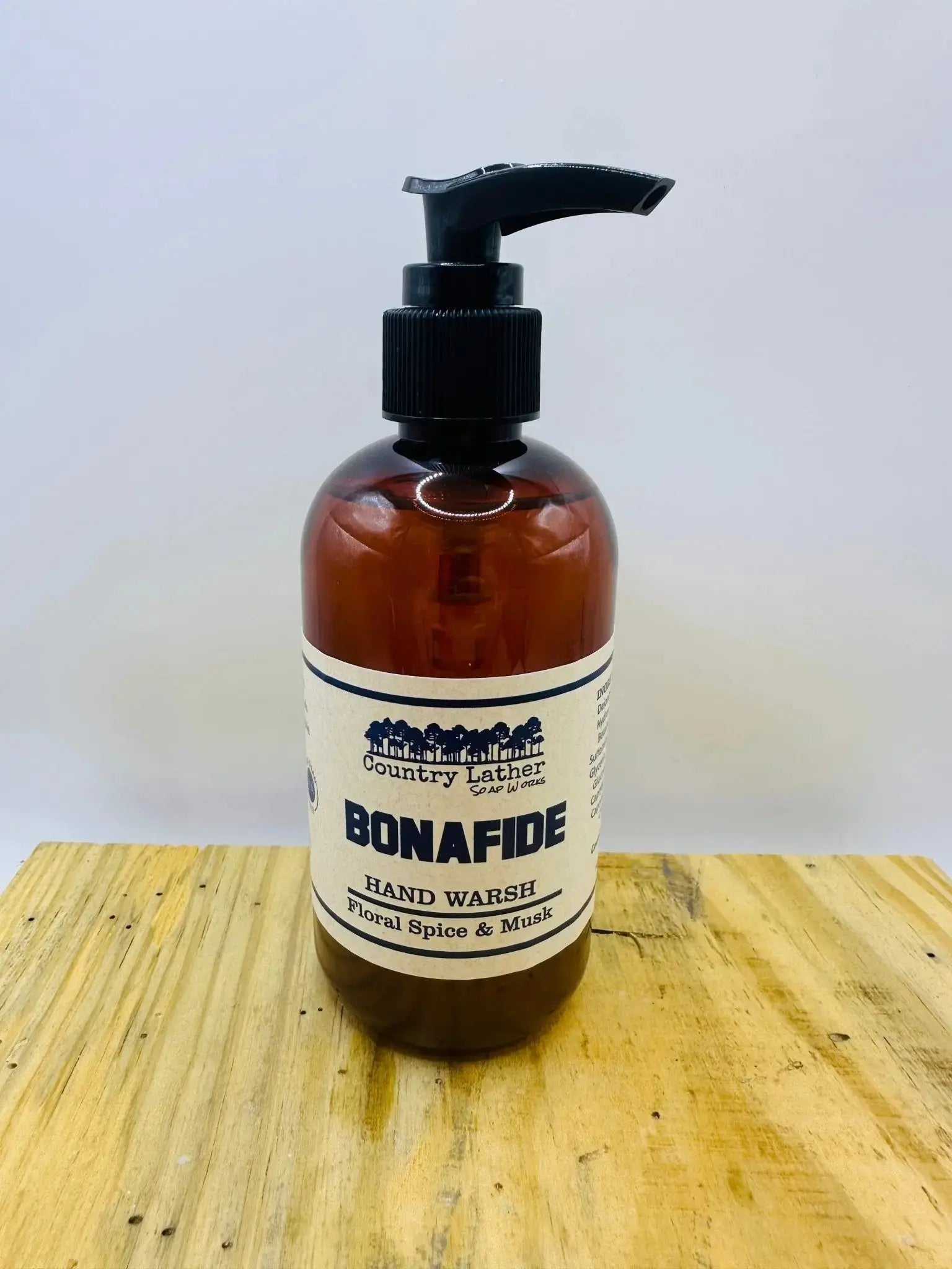 Bonafide Hand Warsh by Country Lather Soap Works, handmade bath and body main product photo