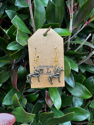 Bone & Brass Earring Collection Mushroom Lady Co