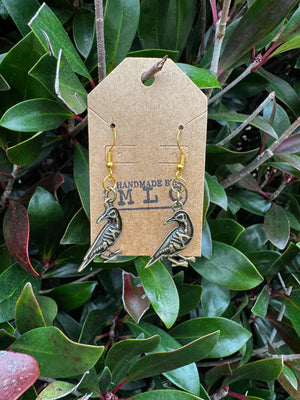 Bone & Brass Earring Collection Mushroom Lady Co