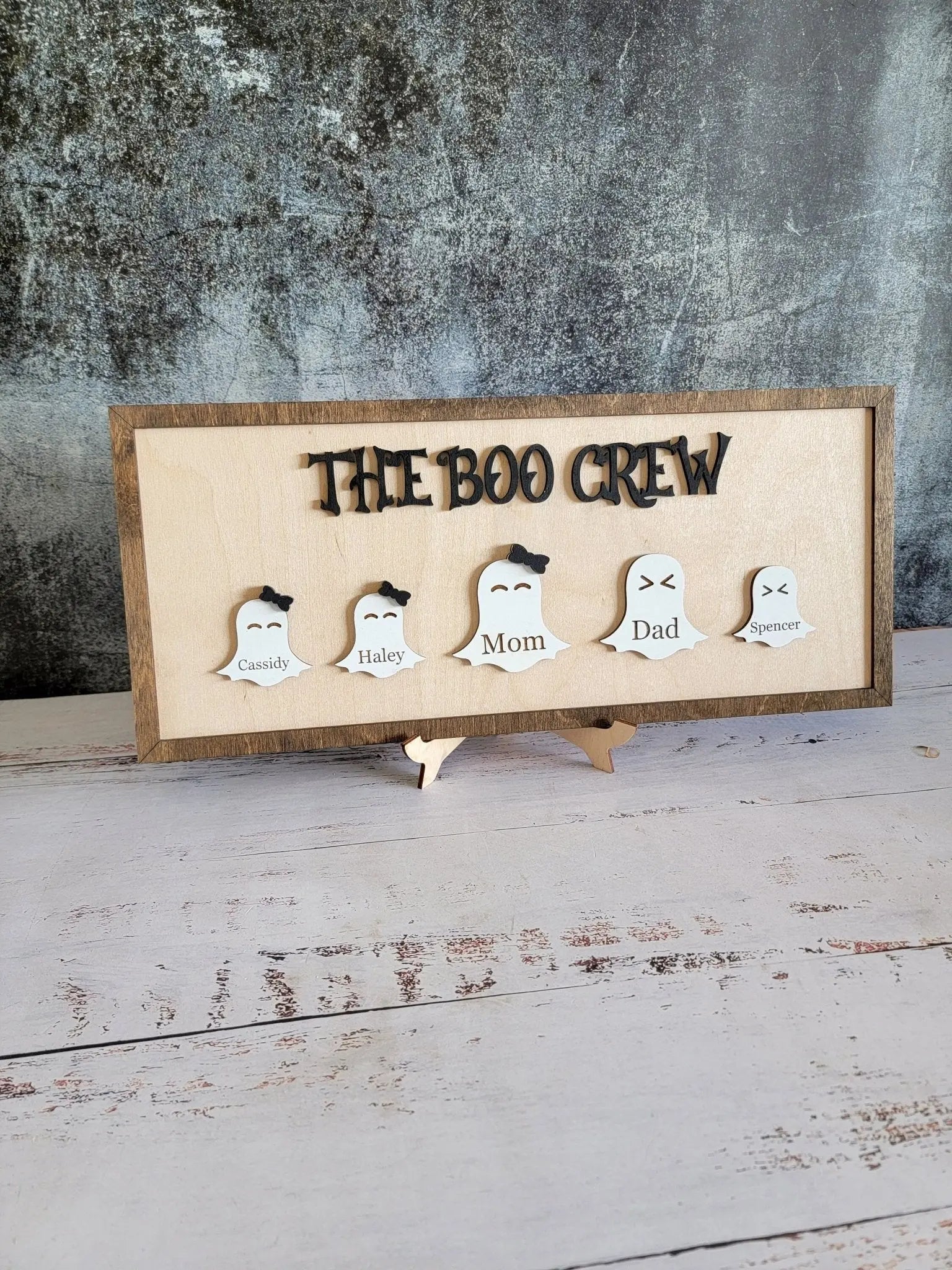 Boo Family Ghost  Sign EverLee Creations