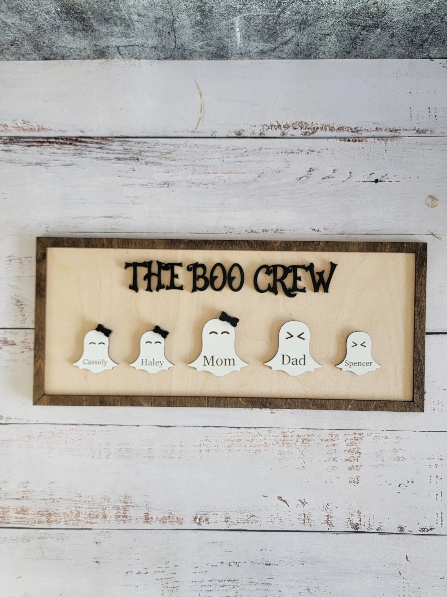 Boo Family Ghost  Sign EverLee Creations