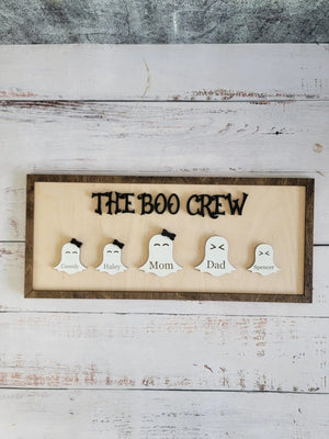 Boo Family Ghost Sign by EverLee Creations, Southern home decor detail photo 2
