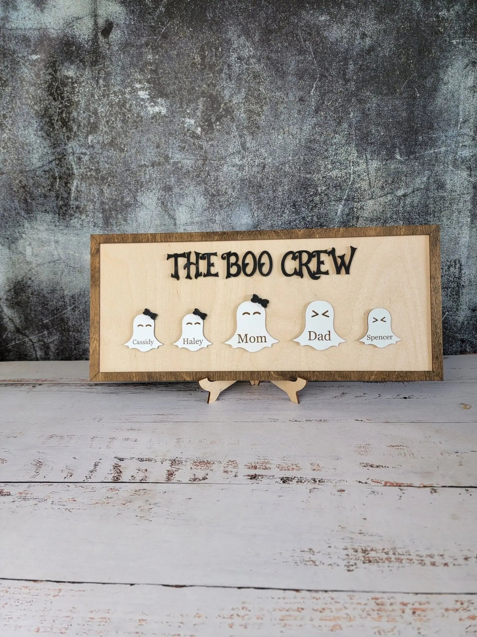 Boo Family Ghost Sign by EverLee Creations, Southern home decor detail photo 4