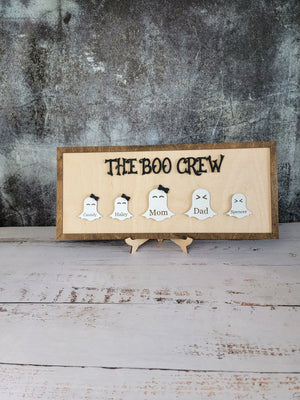 Boo Family Ghost Sign by EverLee Creations, Southern home decor detail photo 4