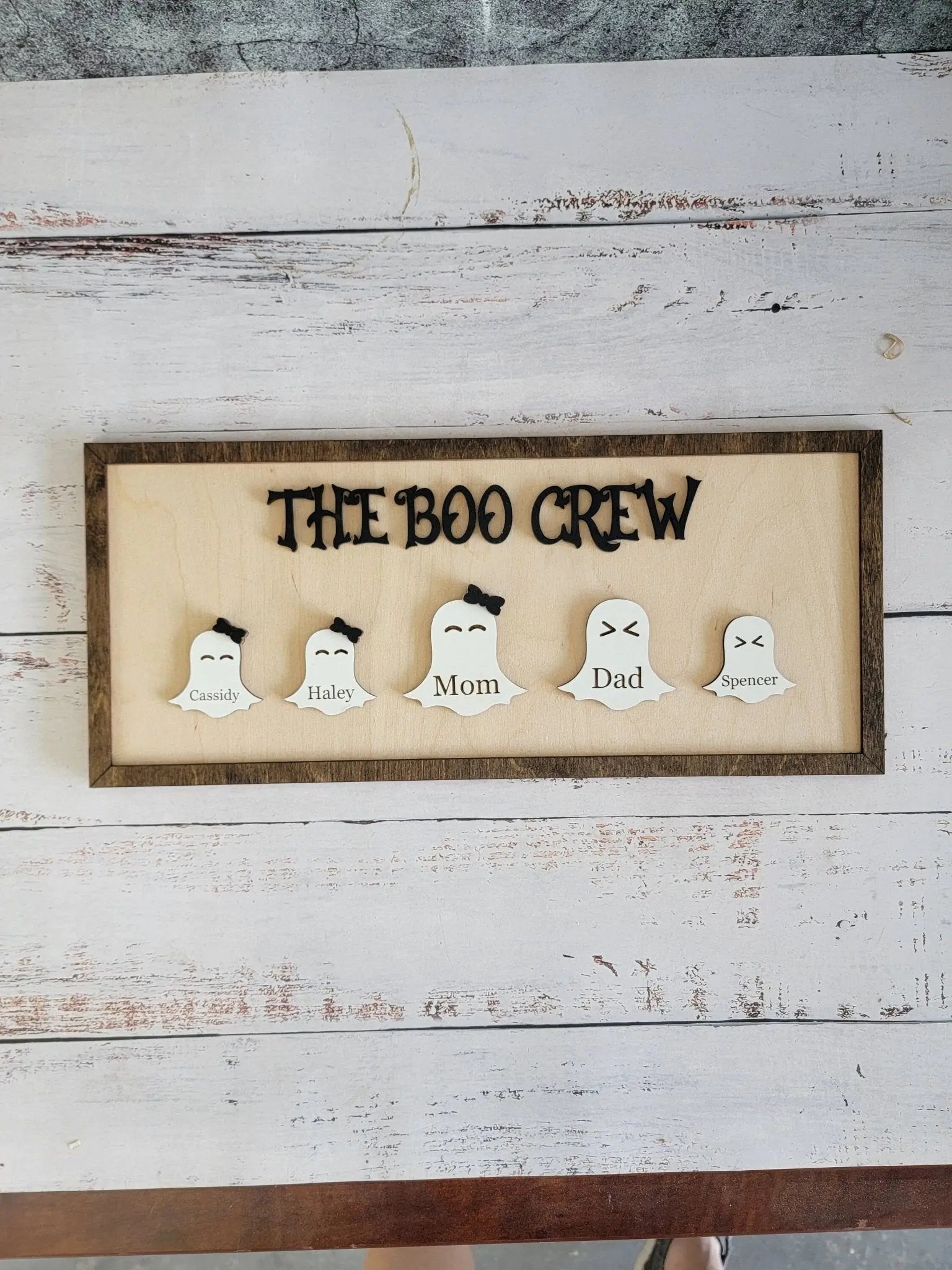 Boo Family Ghost Sign by EverLee Creations, Southern home decor detail photo 5