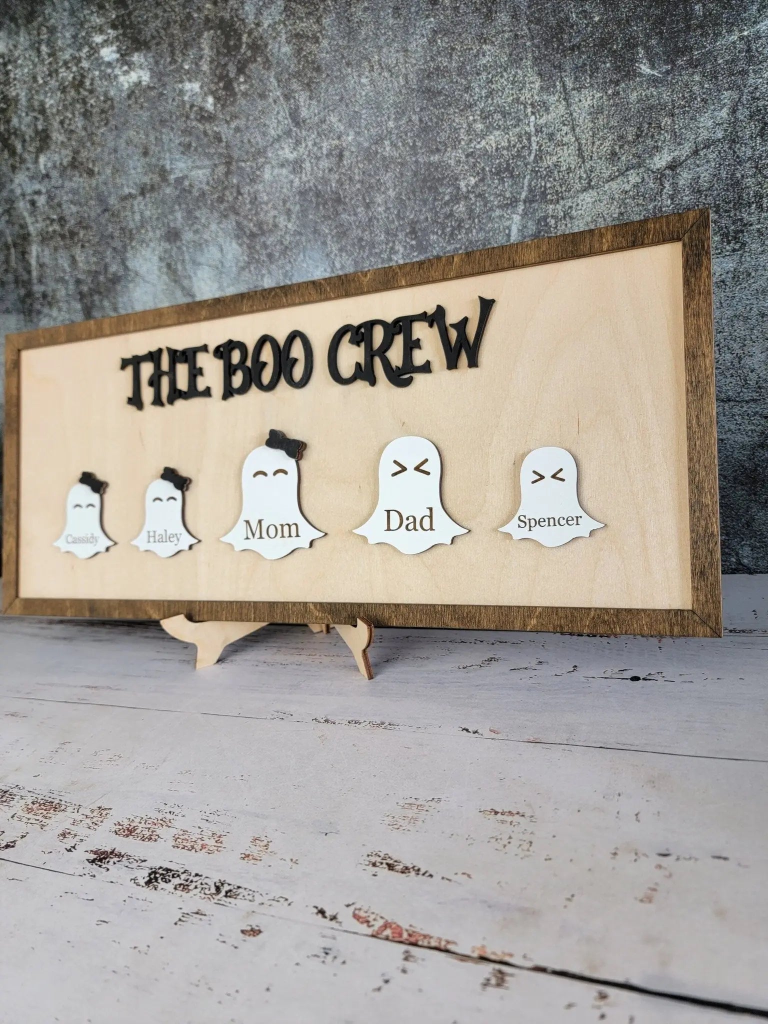 Boo Family Ghost Sign by EverLee Creations, Southern home decor detail photo 7