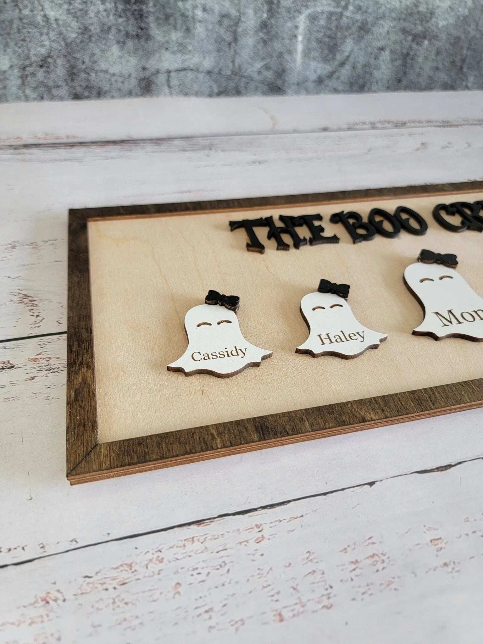 Boo Family Ghost Sign by EverLee Creations, Southern home decor detail photo 8