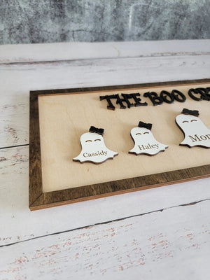 Boo Family Ghost Sign by EverLee Creations, Southern home decor detail photo 8