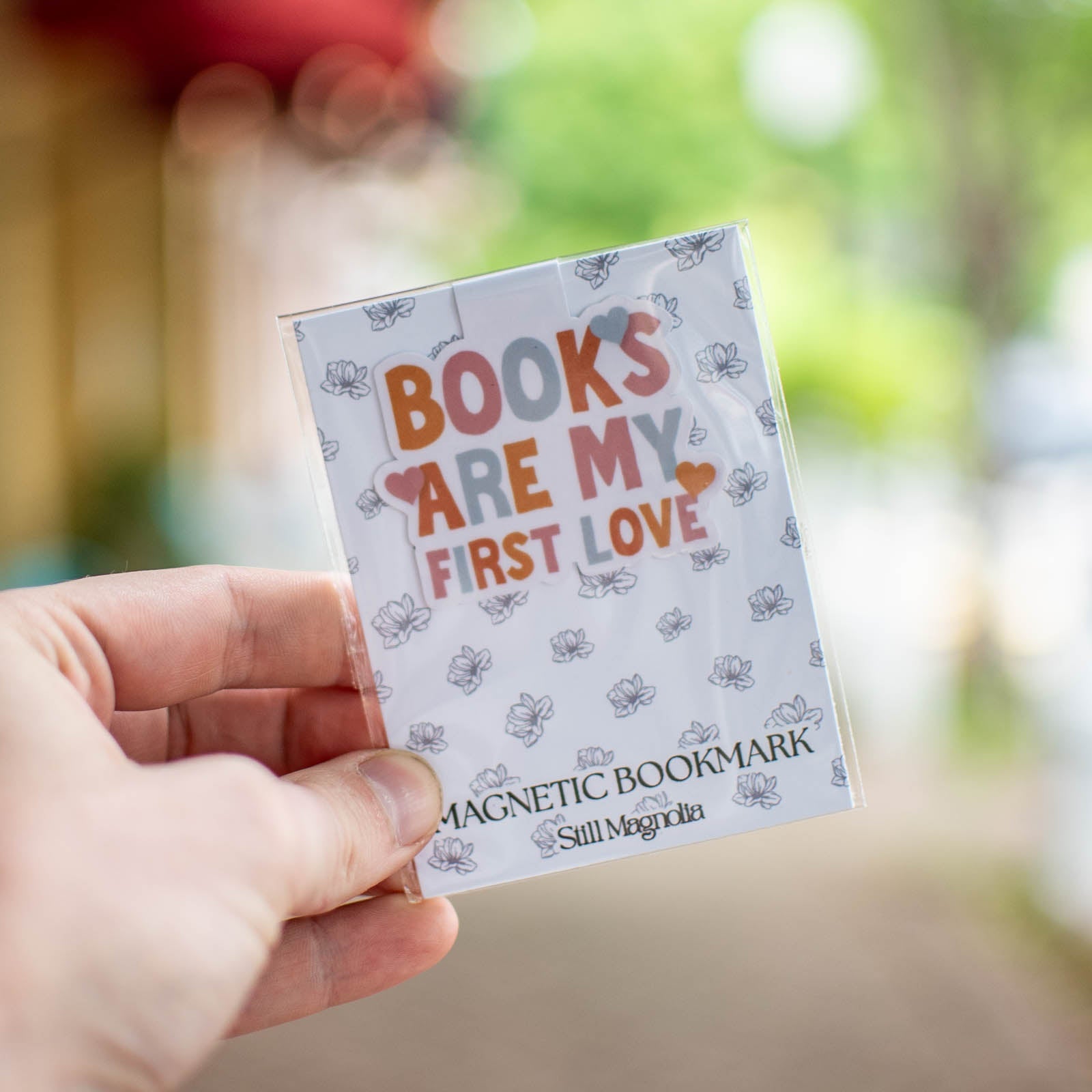 Books are my First Love - Magnetic Bookmark by Still Magnolia, Southern home decor main product photo