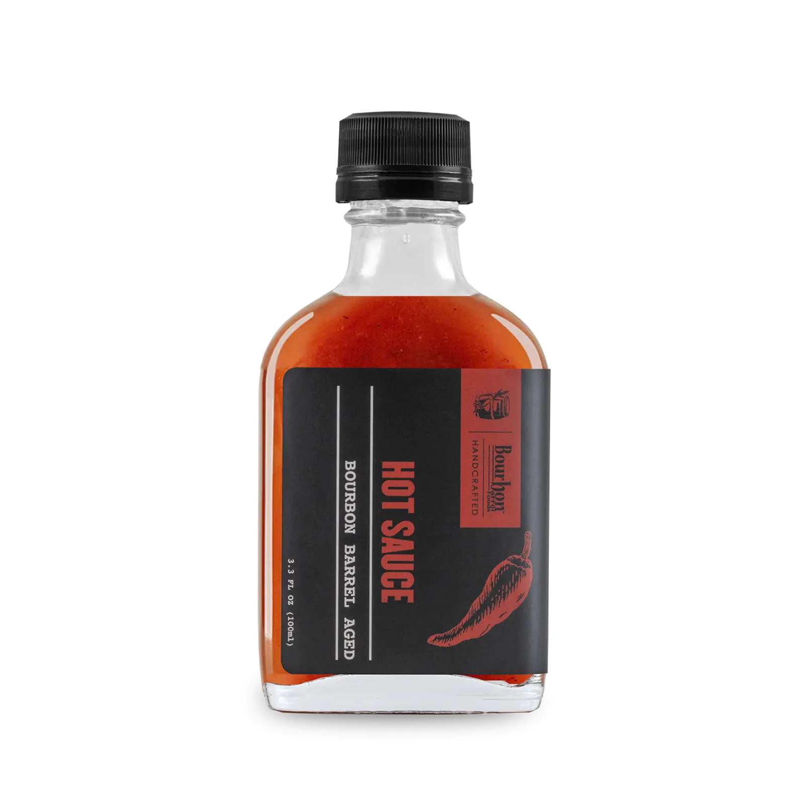 Bourbon Barrel Aged Hot Sauce by Bourbon Barrel Foods, Southern food gift main product photo
