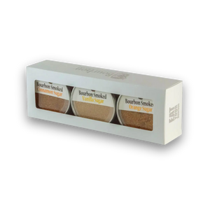 Bourbon Smoked Sugars Trio - Orange, Vanilla, Cinnamon by Bourbon Barrel Foods, sugar & sweeteners detail photo 5