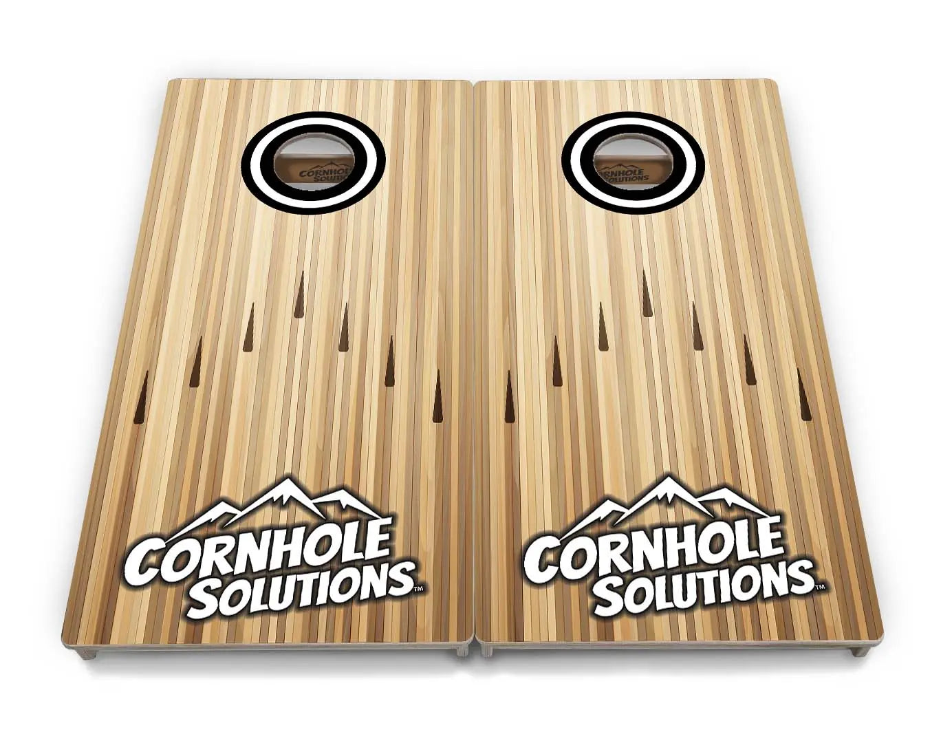 Bowling Black Logo Cornhole Boards - Professional Tournament Series by Cornhole Solutions, Southern home decor detail photo 2