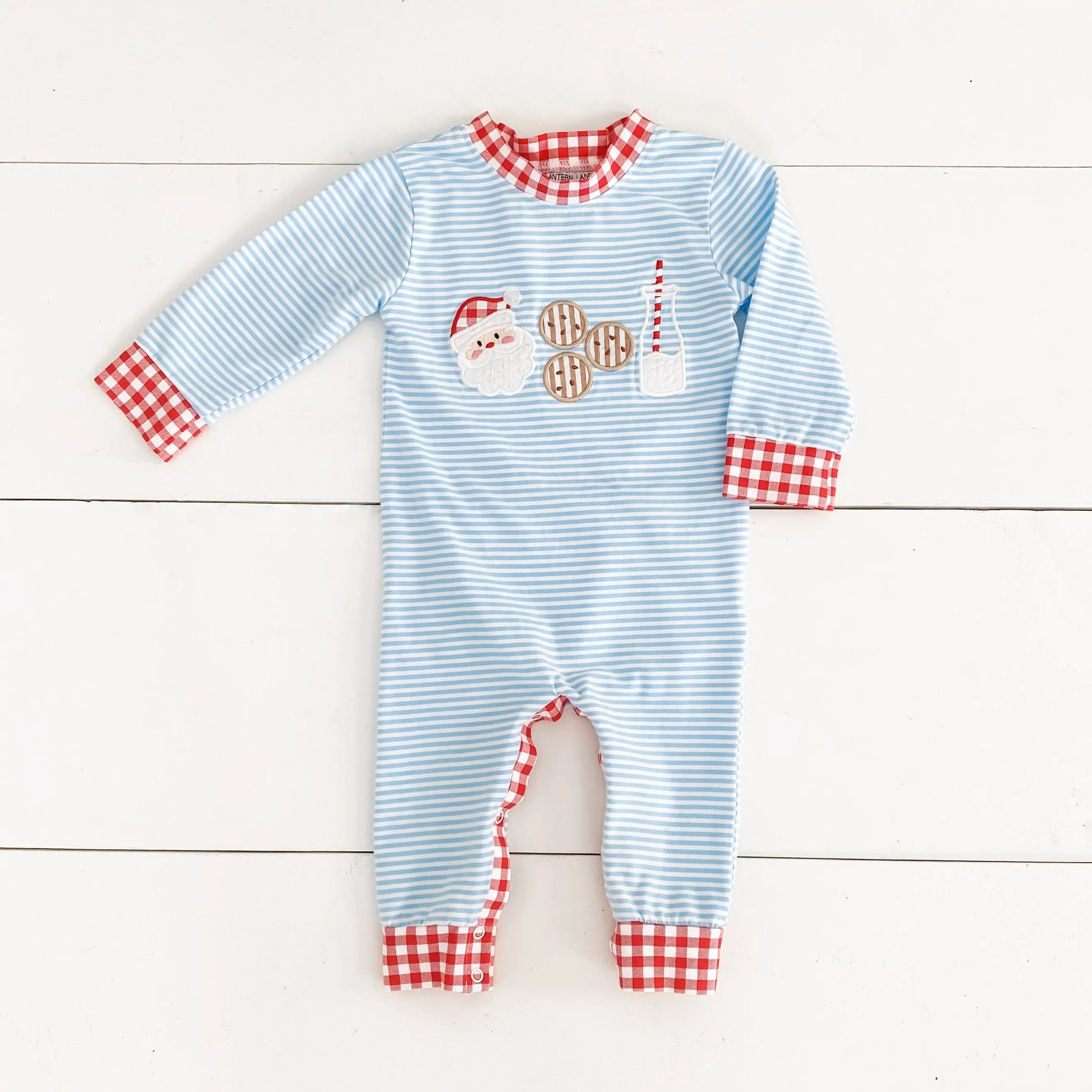 Boys Cookies For Santa Romper Seven Lantern Lane