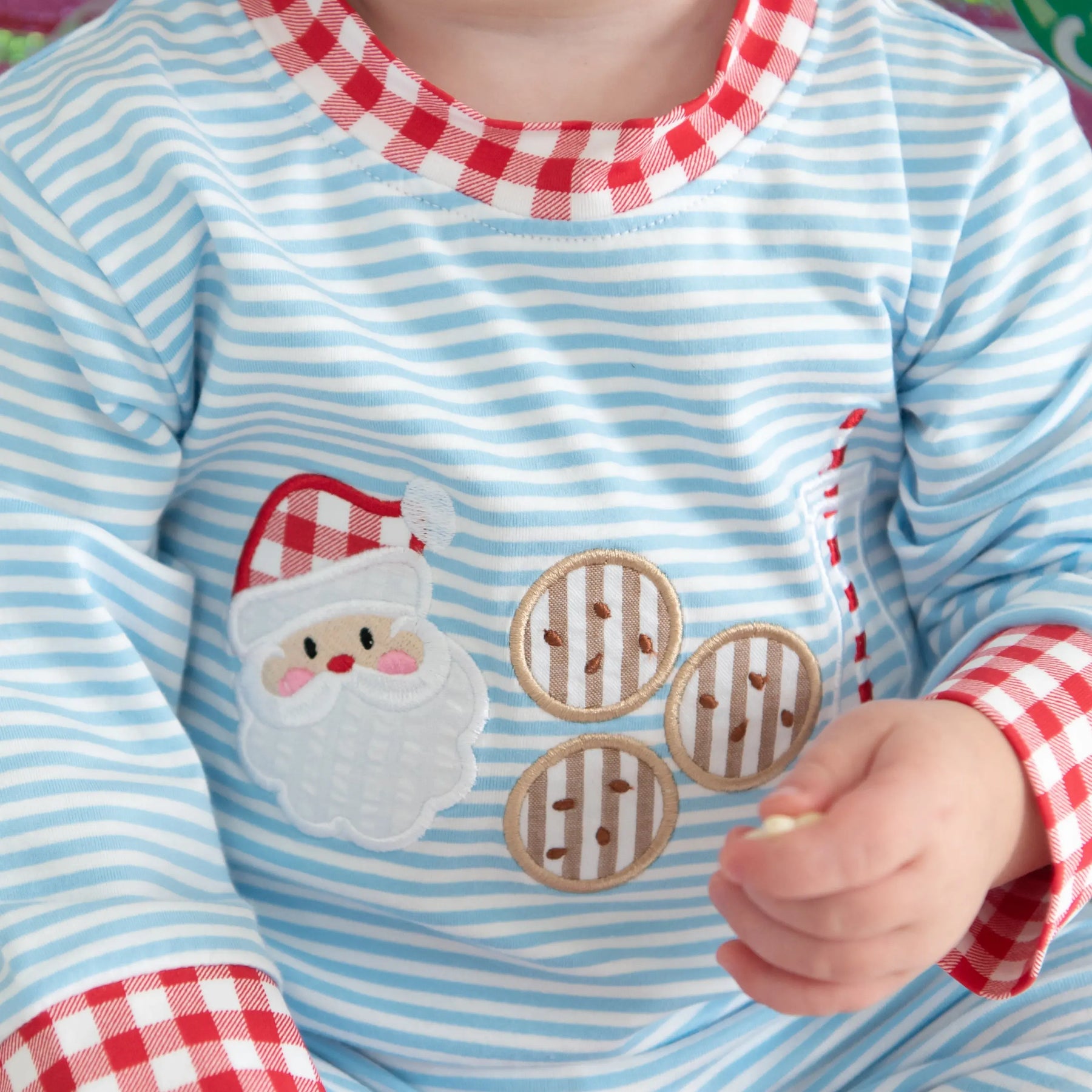 Boys Cookies For Santa Romper Seven Lantern Lane