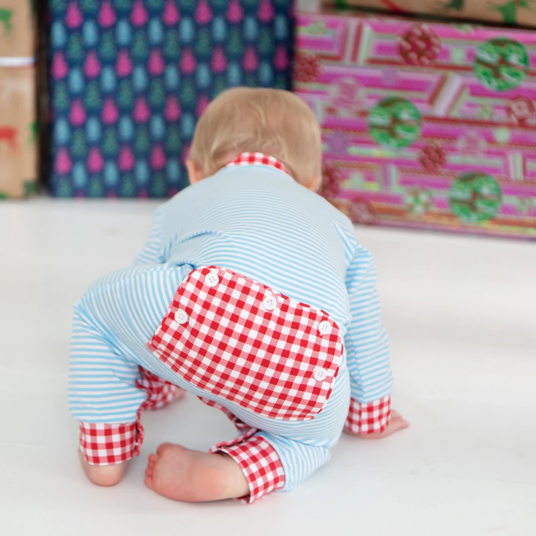 Boys Cookies For Santa Romper Seven Lantern Lane