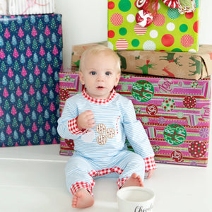 Boys Cookies For Santa Romper Seven Lantern Lane