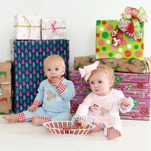 Boys Cookies For Santa Romper Seven Lantern Lane
