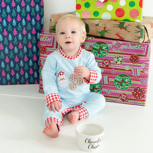 Boys Cookies For Santa Romper Seven Lantern Lane