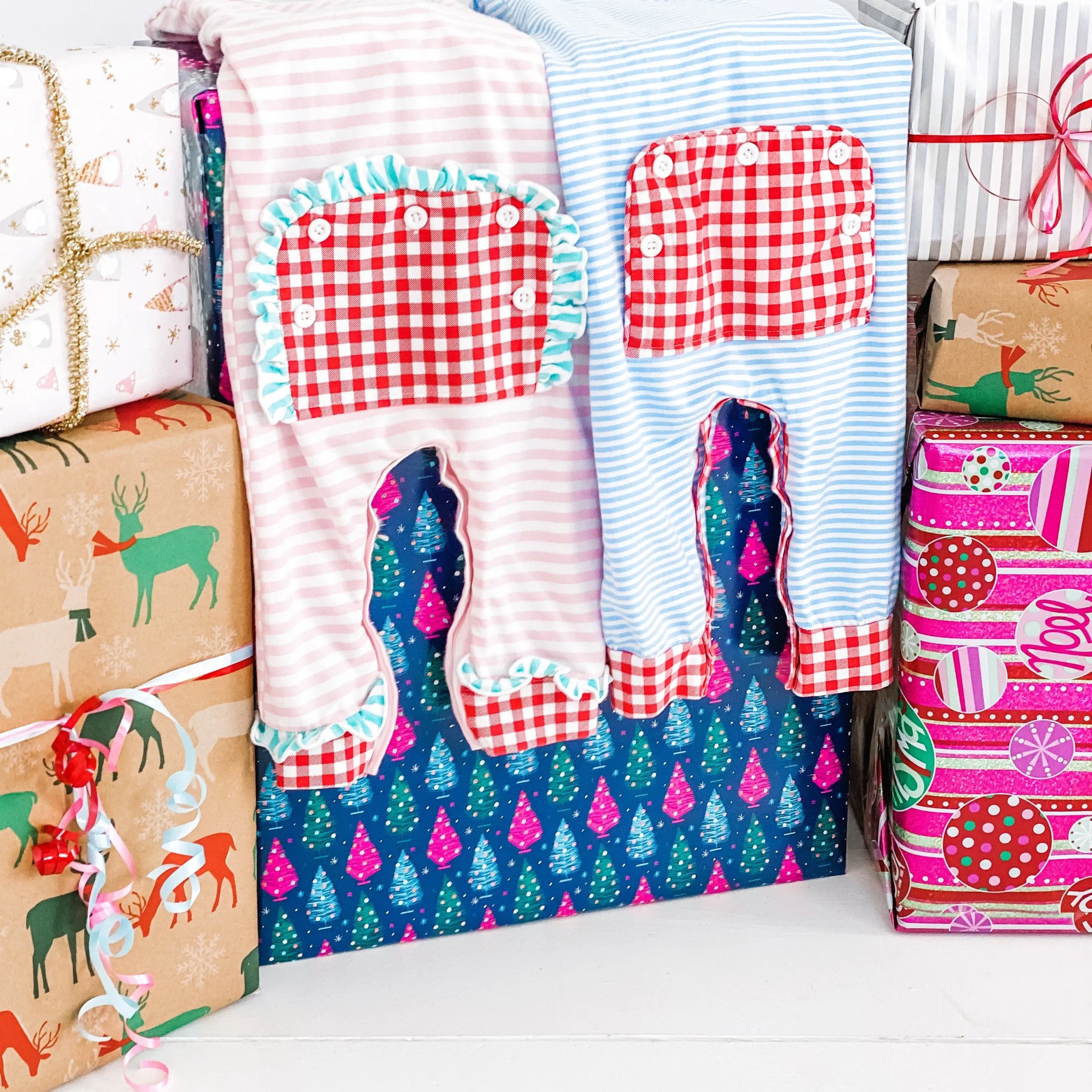 Boys Cookies For Santa Romper Seven Lantern Lane