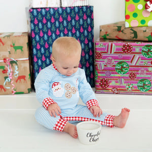 Boys Cookies For Santa Romper Seven Lantern Lane