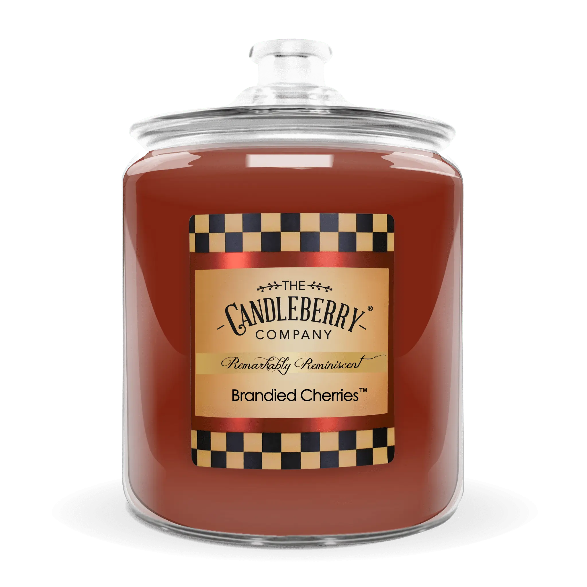 Brandied Cherries™, 4 - Wick, Cookie Jar Candle (Collective) by The Candleberry® Candle Company, scented candle main product photo