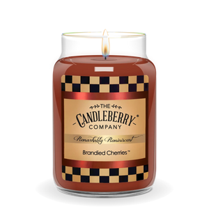 Brandied Cherries™, Large Jar Candle (Collective) The Candleberry® Candle Company