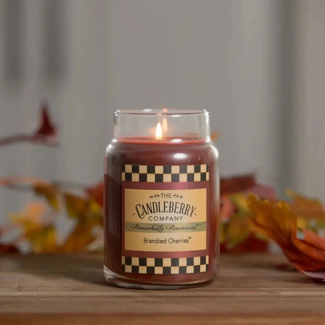 Brandied Cherries™, Large Jar Candle (Collective) The Candleberry® Candle Company