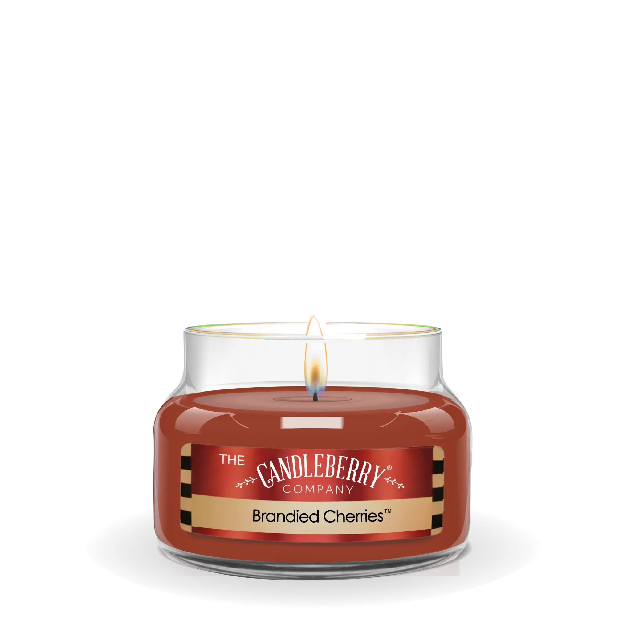 Brandied Cherries™, Small Jar Candle (Collective) by The Candleberry® Candle Company, scented candle detail photo 2