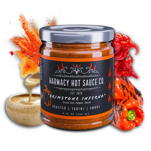 Brimstone Inferno - Extra Hot Roasted Red Pepper & Tahini (9oz)