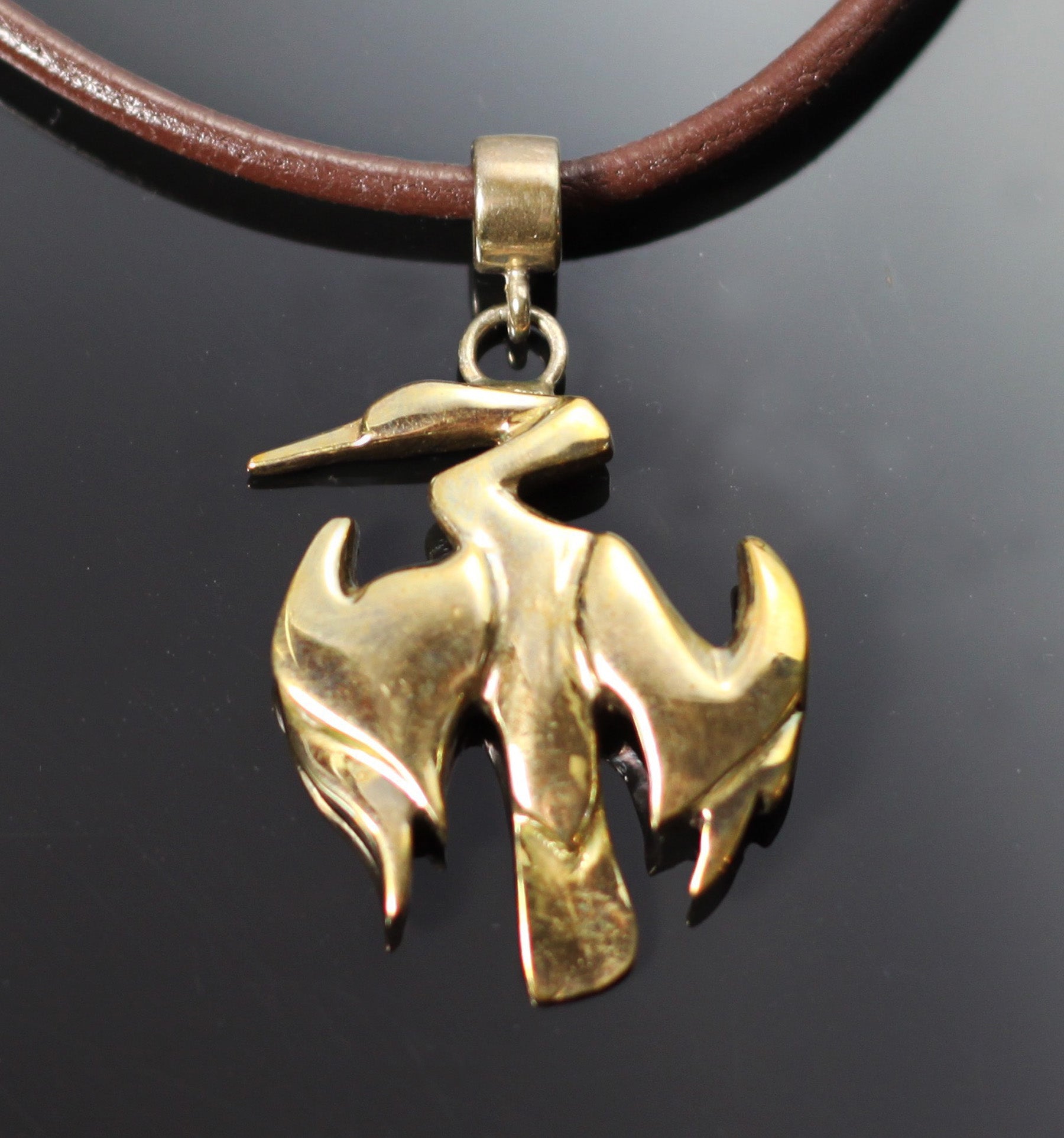 Bronze Anhinga Pendant-BRW1001