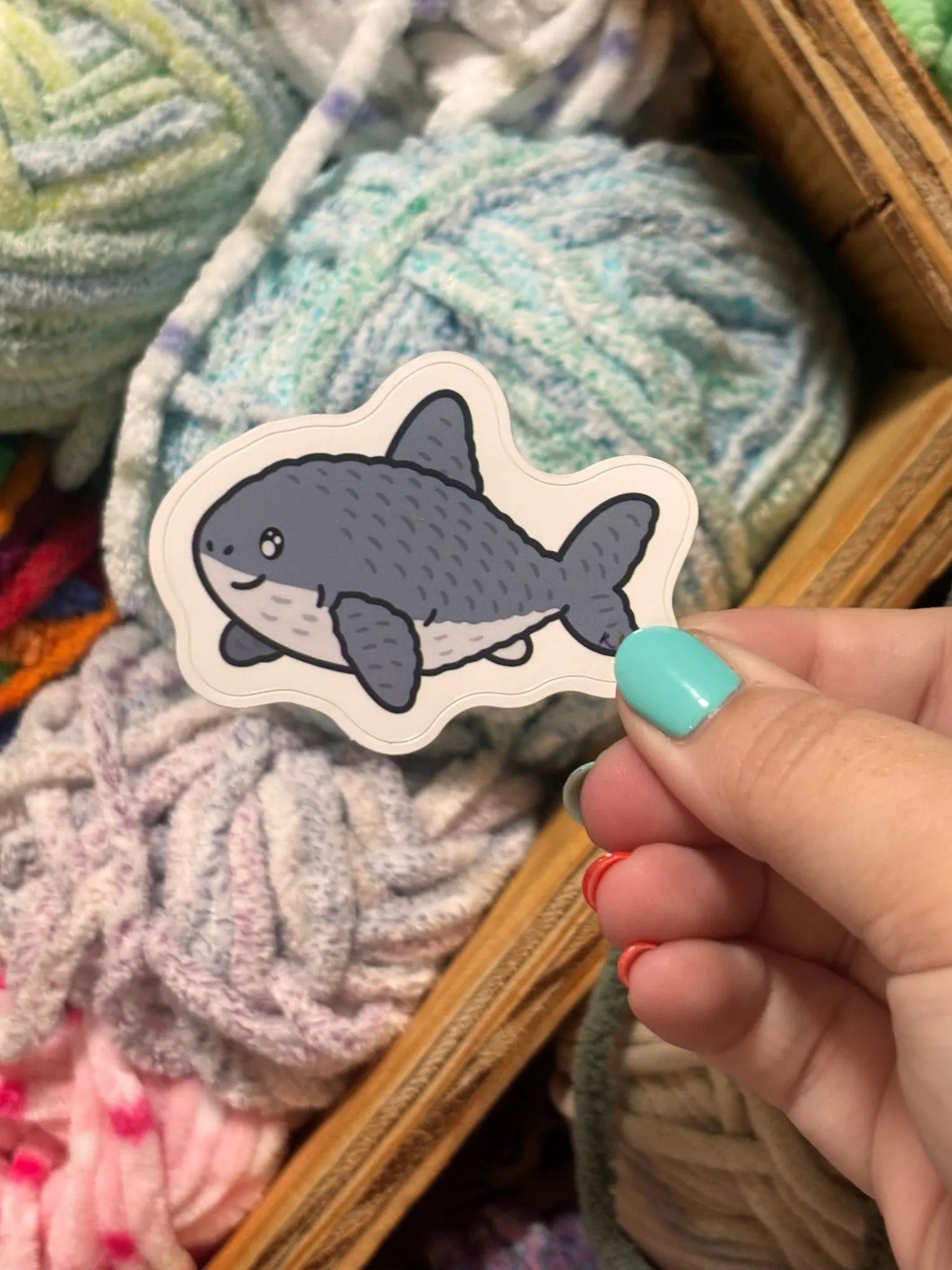 Bruce the Shark by Klassy Krafts, sticker or decal main product photo