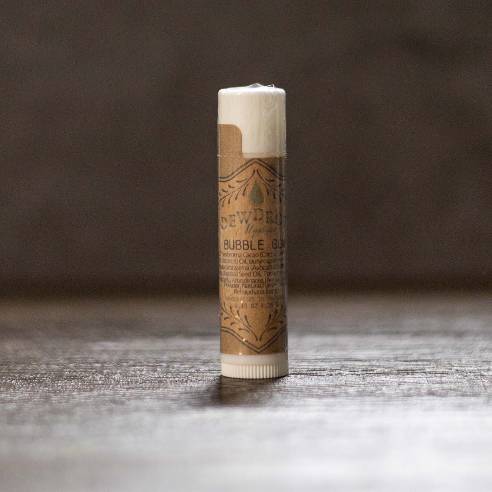 Bubblegum Lip Balm by Dewdrop Mystique LLC, natural skincare detail photo 2
