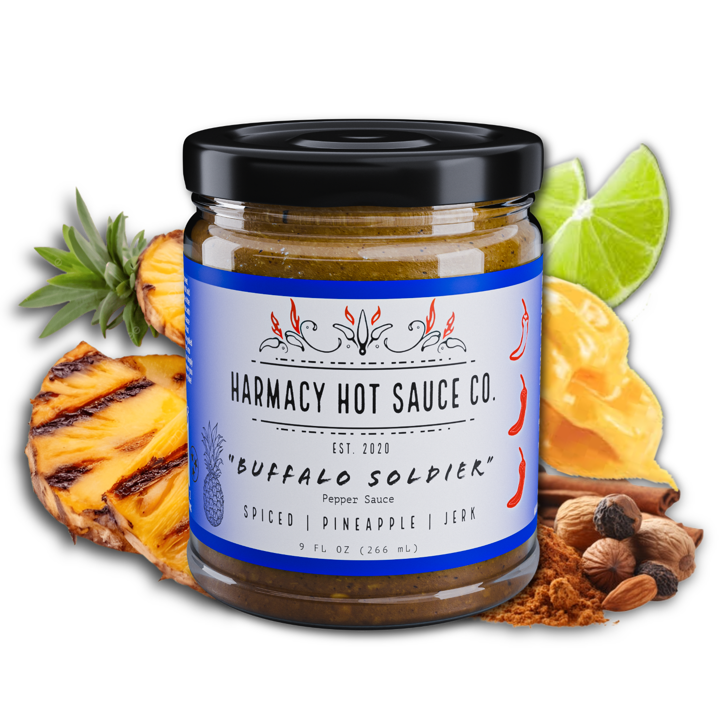Buffalo Soldier - Pineapple Jerk (9oz)