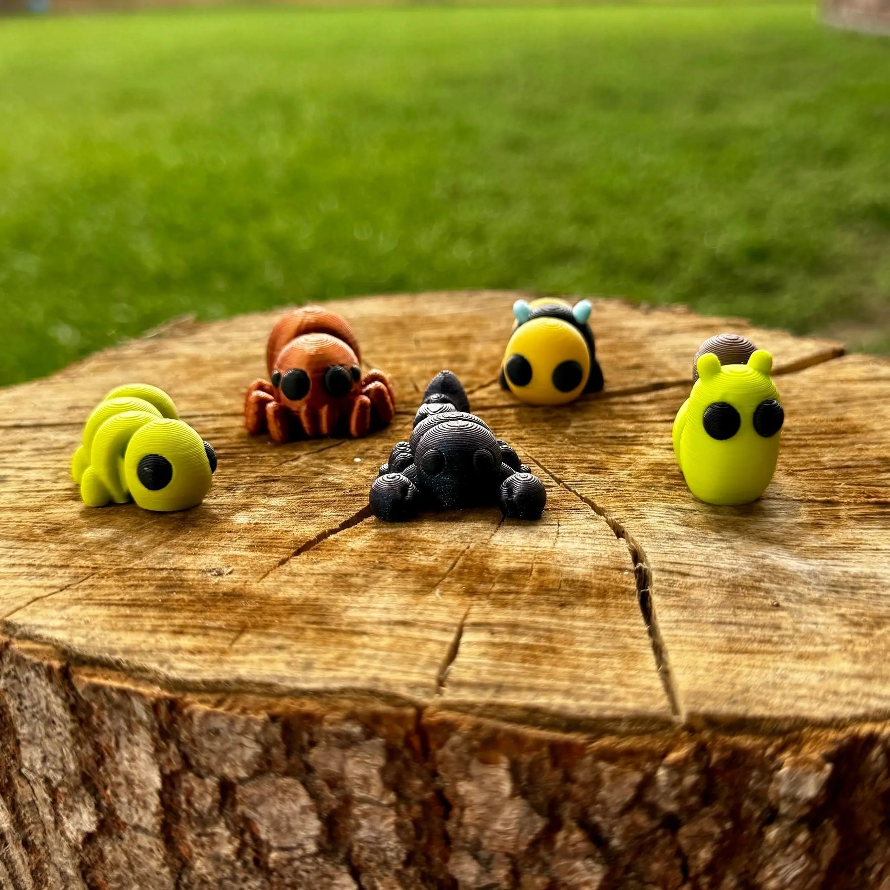 Bug Buddies Mini Fidget Toy Bundle | 3D Printed Insect Sensory Toys by Mushroom Lady Co, paper gift main product photo