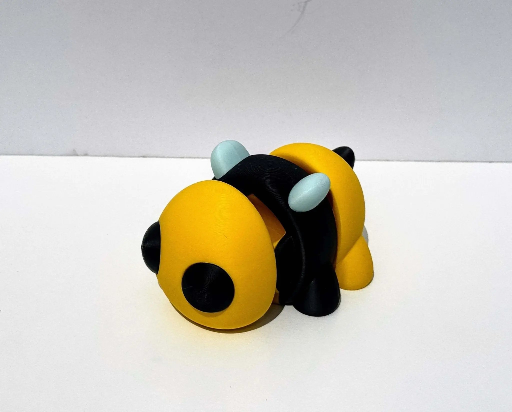 3D Bumblebee Fidget Toy by Mushroom Lady Co. - Yellow Black Large Sensory Toy, Handmade in Mississippi