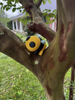 Bumblebee 3D Printed Fidget Toy | Large Nature Sensory Toy by Mushroom Lady Co, paper gift detail photo 3