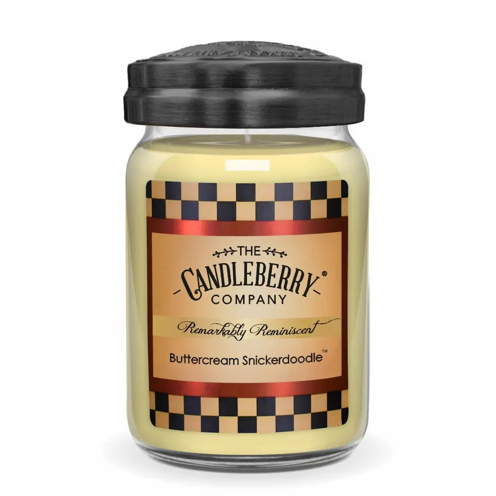 Buttercream Snickerdoodle™, Large Jar Candle (Collective) by The Candleberry® Candle Company, scented candle main product photo