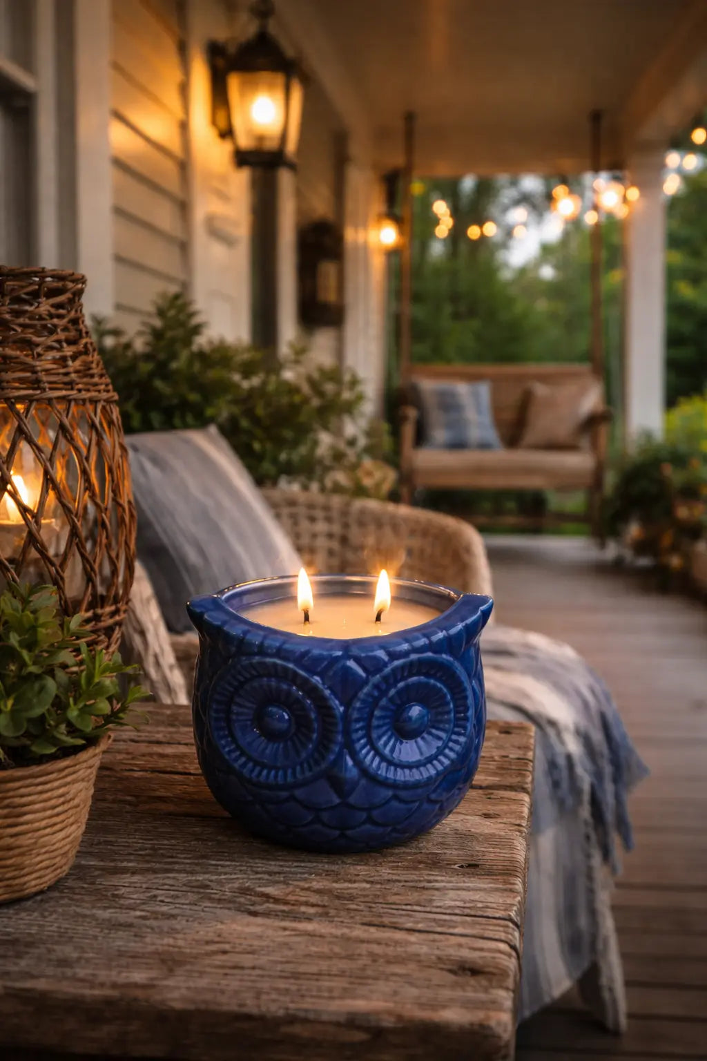 Bye Bye Bitey Things – Bug Repellent Owl Candle Parrott's Nest Candle Company